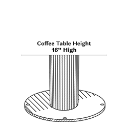 Coffee Table (16" High)