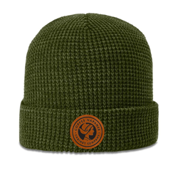 Beanies w Leather Stamp