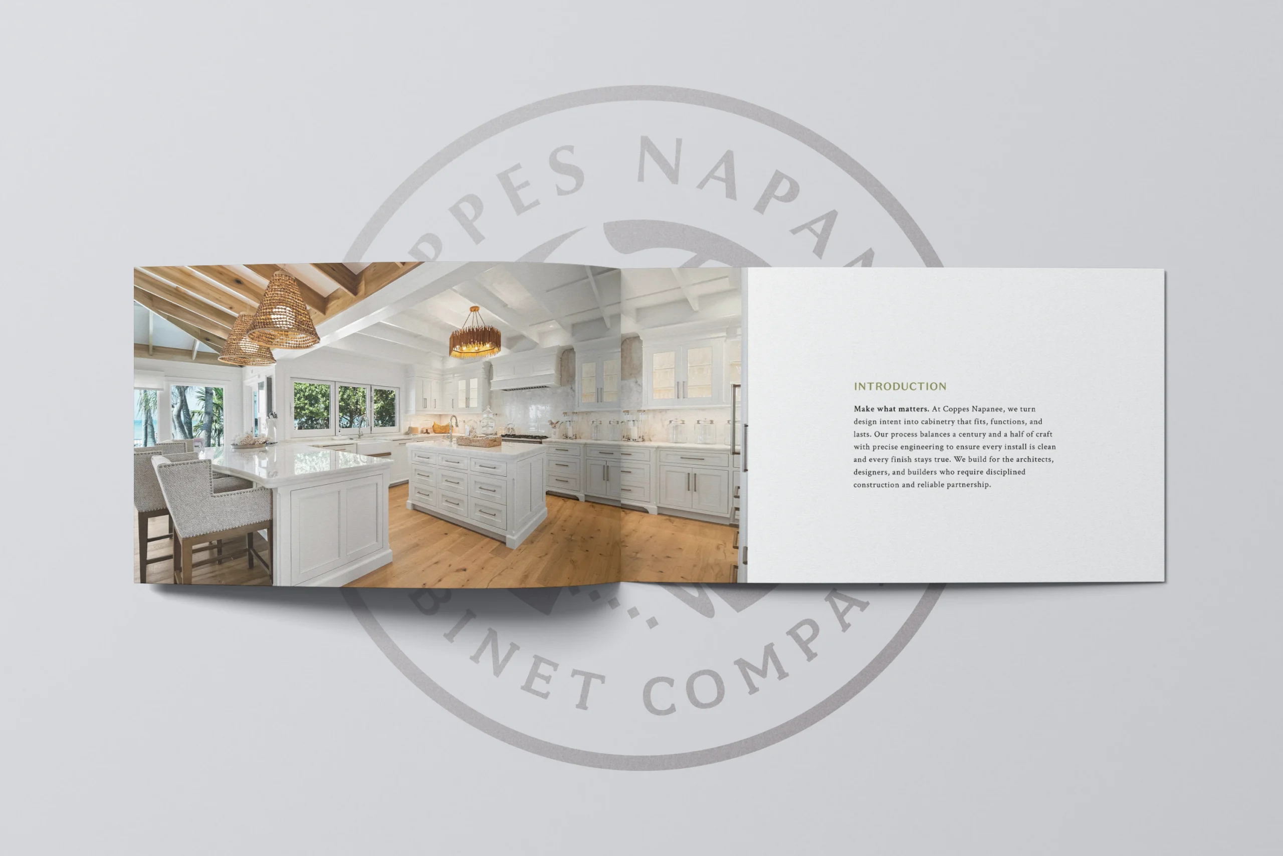 brand overview pamphlet